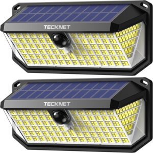 TECKNET 416 LED Solar Lights Outdoor Waterproof,