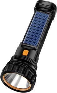 Solar/Rechargeable Multi Function 1000 Lumens LED Flashlight
