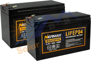 2 Pack Lithium Ion LiFePO4 Deep Cycle Battery