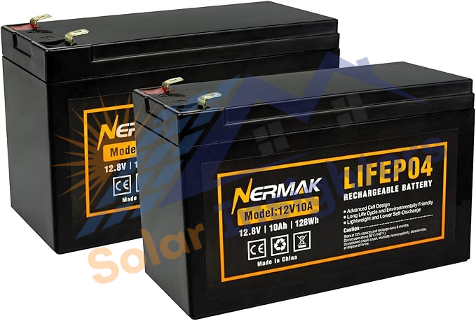 2 Pack Lithium Ion LiFePO4 Deep Cycle Battery