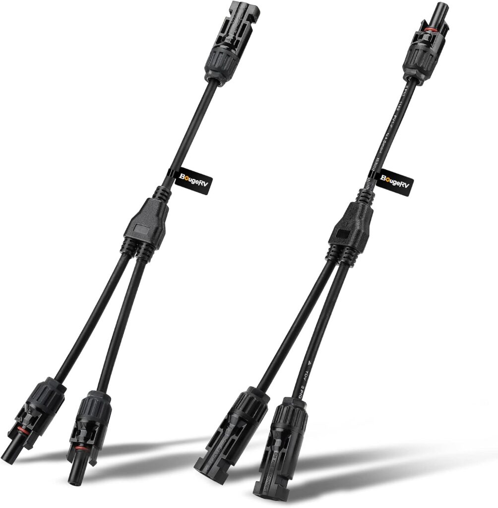 BougeRV Solar Connectors Y Branch