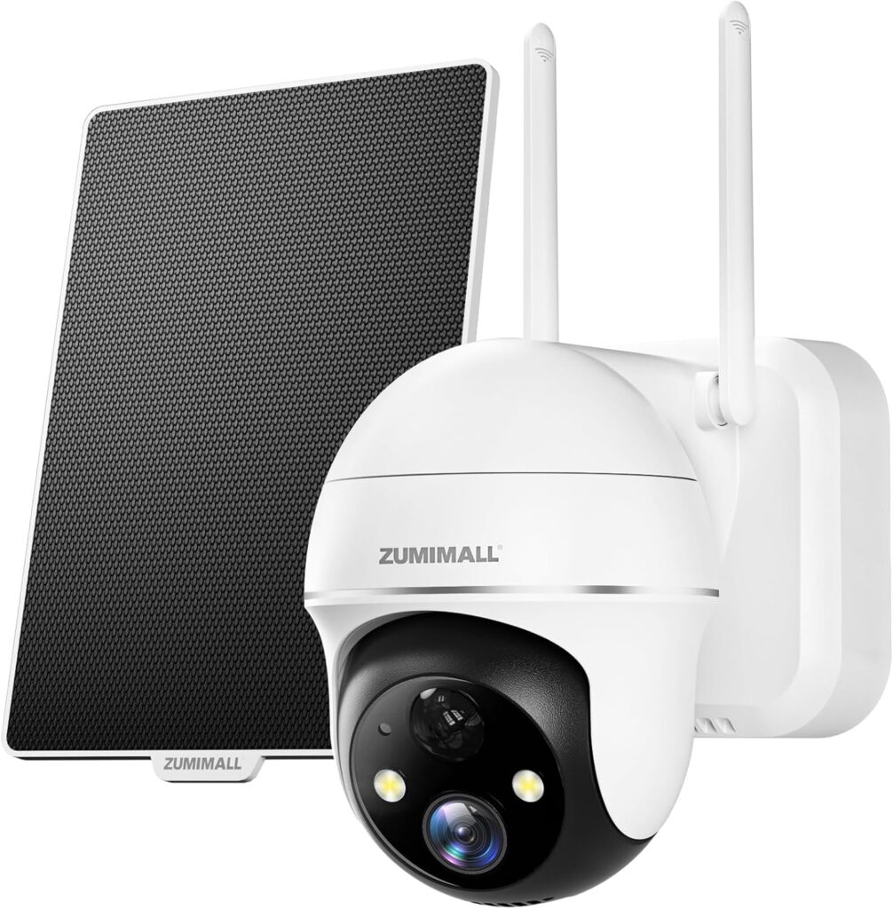 ZUMIMALL Solar Security Cameras