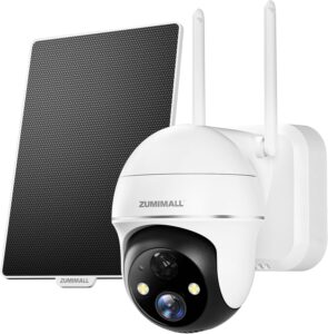 ZUMIMALL Solar Security Cameras