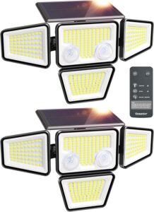 Ensenior Solar Lights With Motion Sensor
