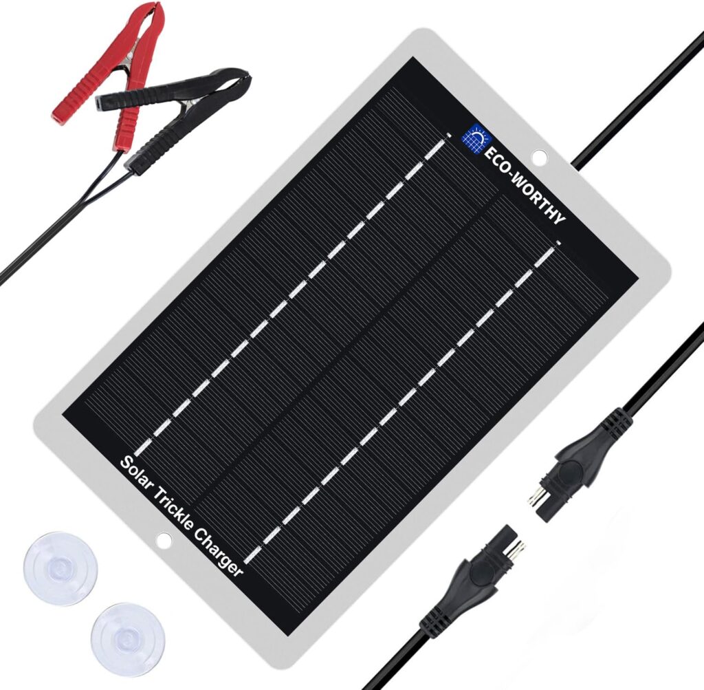 ECO-WORTHY Solar Battery Charger 12 Volt