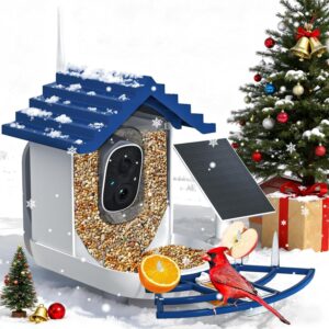 Smart Bird Feeder with Camera Solar Powered