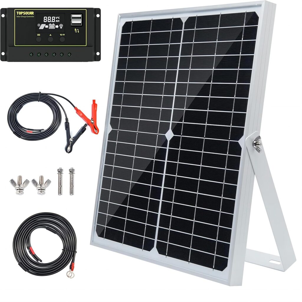 Topsolar 30W 12V/24V Solar Panel Kit