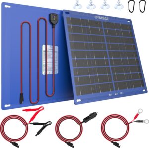 OYMSAE 30W 12V Solar Panel Battery Charger