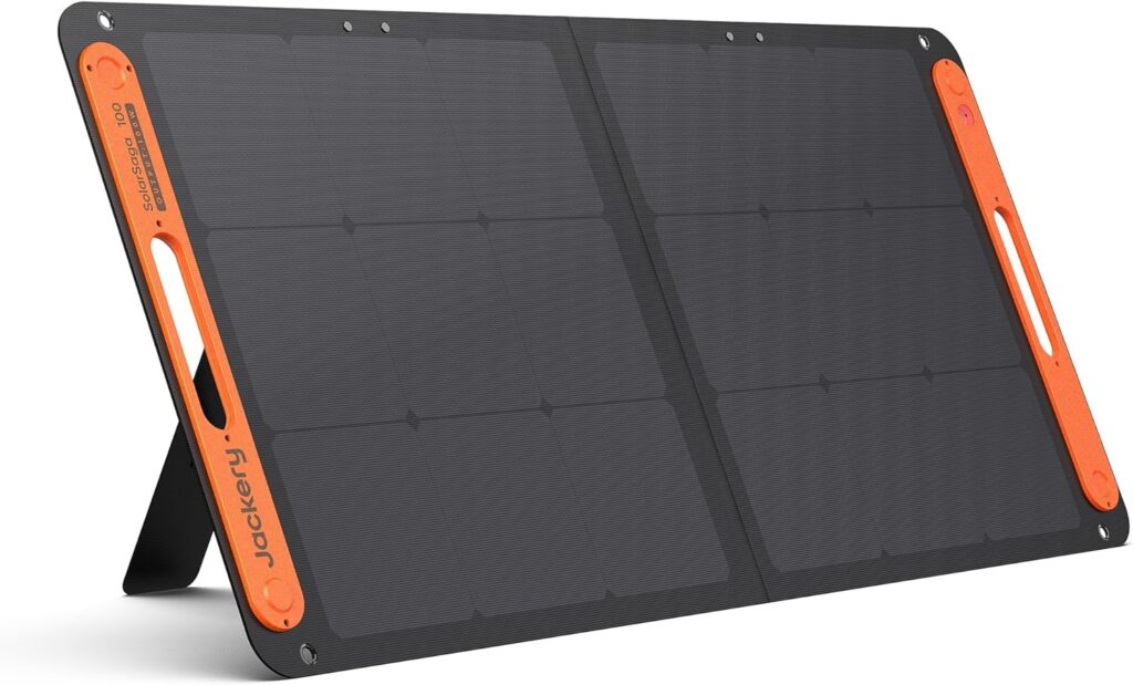 Jackery SolarSaga 100W Bifacial Portable Solar Panel for Explorer