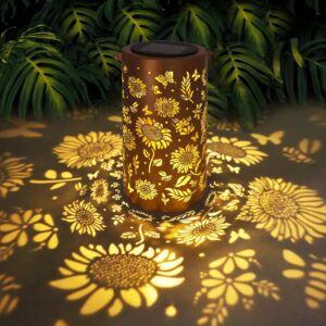 Sunflower Solar Lanterns Outdoor Hanging Lights