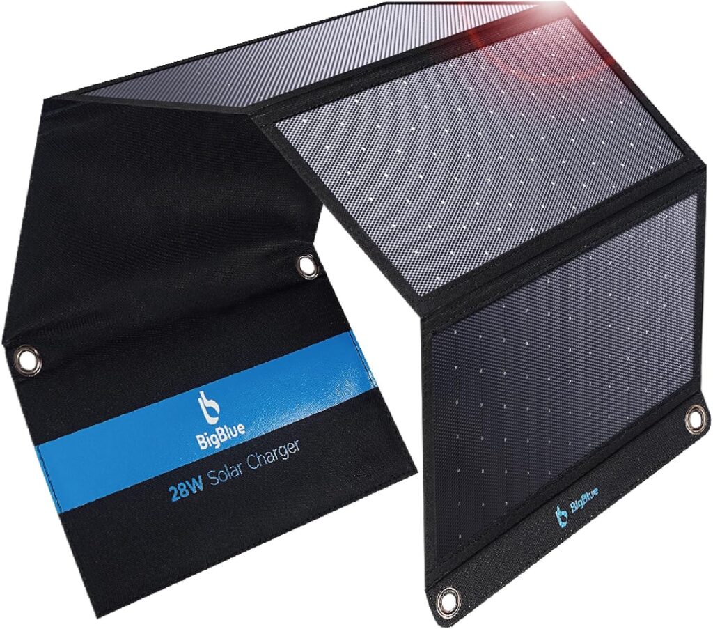 BigBlue 28W Solar Panel Charger with Dual Port
