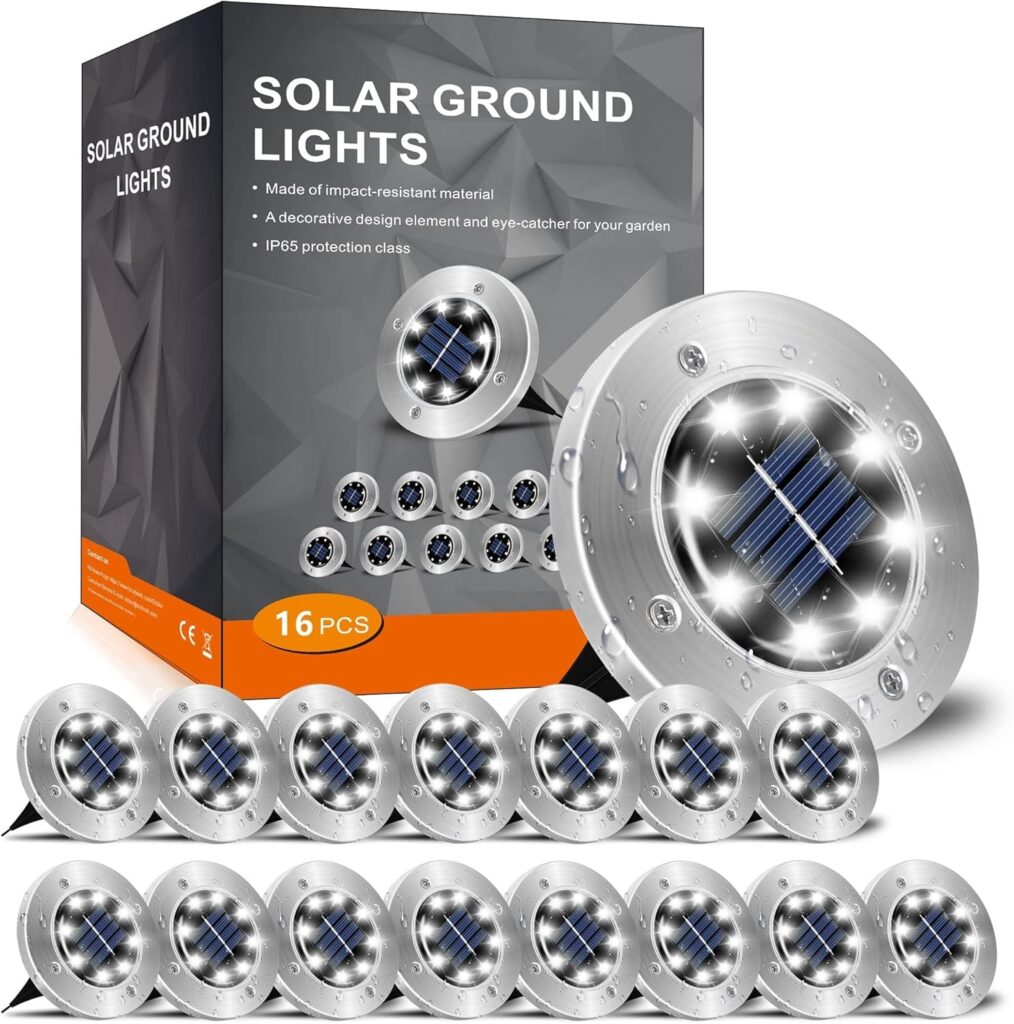 INCX Solar Lights Outdoor Waterproof
