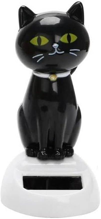Solar Cat Toy Doll Dancing Cat Figure