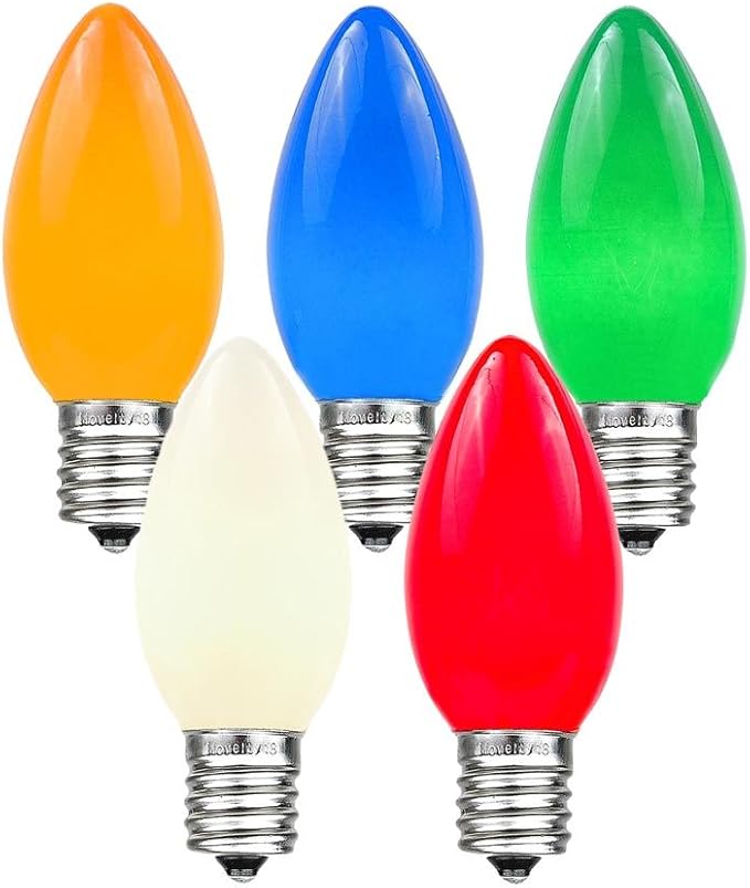 Ceramic Outdoor Christmas Replacement Bulbs