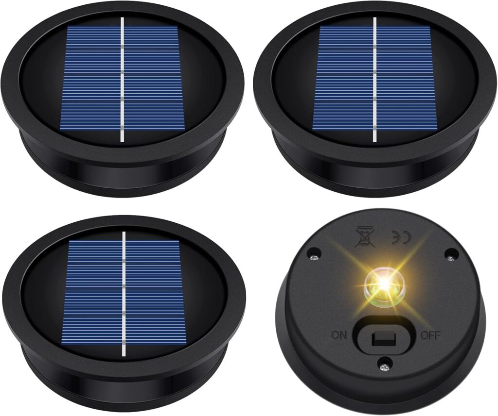 4 Pack Solar Light Replacement Top