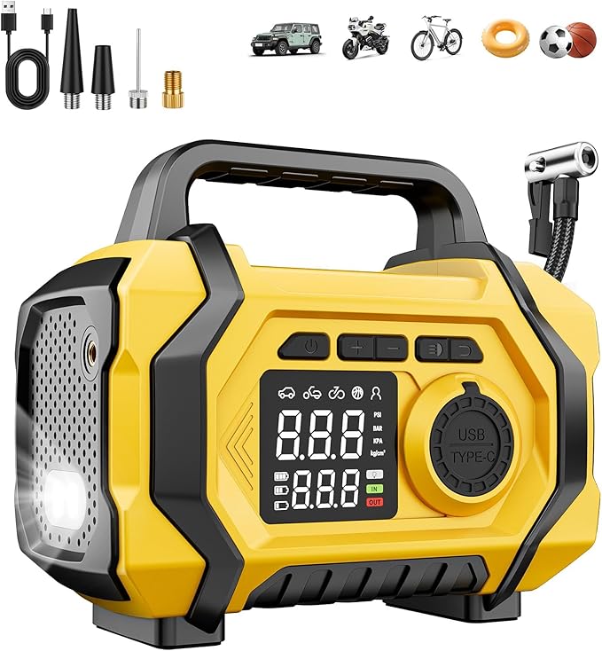 Tire Inflator Portable Air Compressor