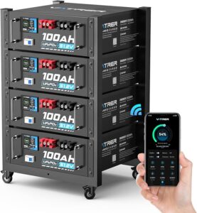 4 Pack 100AH Lithium LiFePO4 Battery