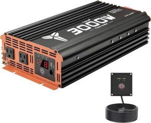 3000W Inverter 12V DC to 110V AC Converter for Home