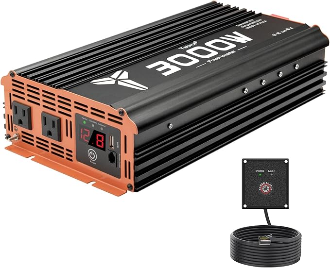 3000W Inverter 12V DC to 110V AC Converter for Home