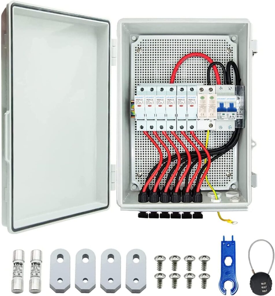 Solar Combiner Box with 15A LED Fuse