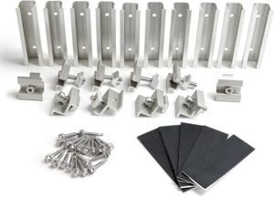 Solar Panel Mounting Brackets Mid and Rails Kit