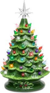 Best Choice Products 15in Ceramic Christmas Tree