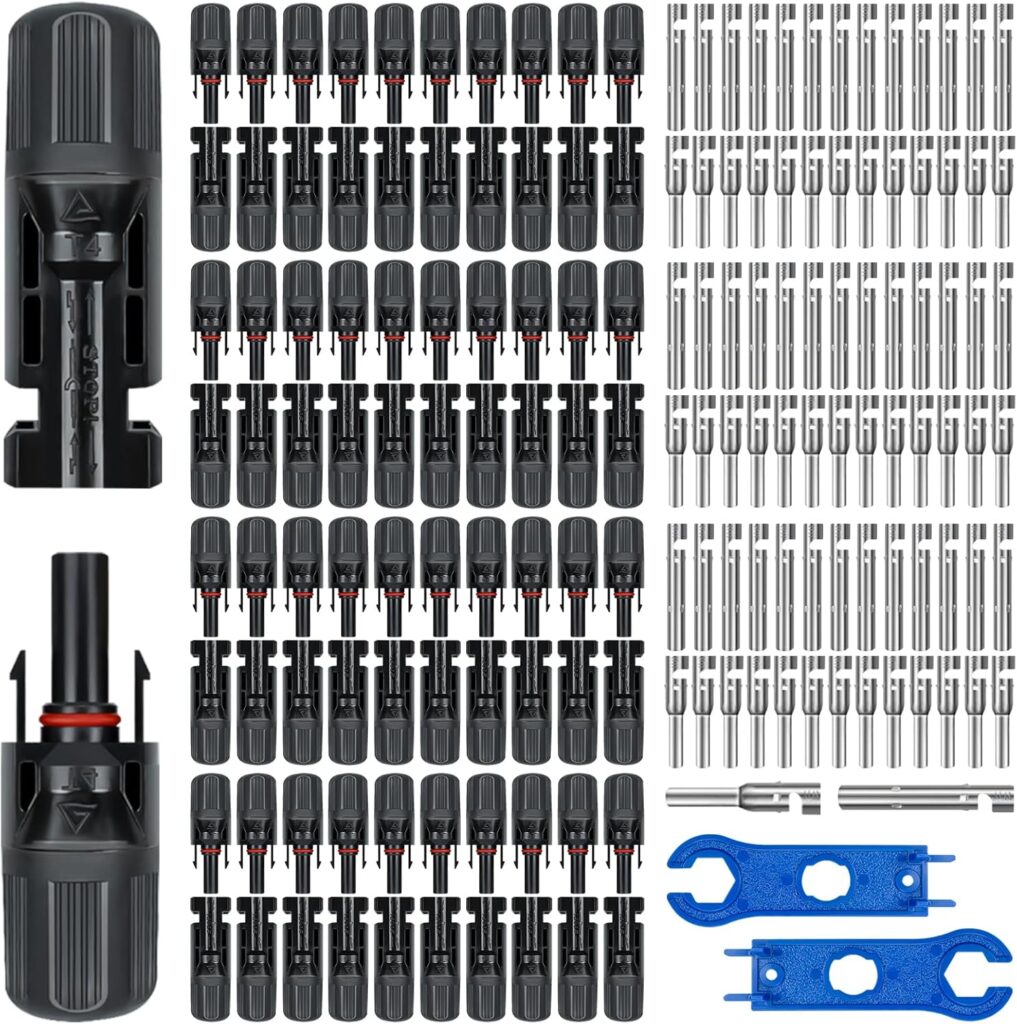 JUYLTOOL 80PCS Solar Connectors