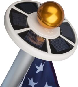 Sunnytech 2nd Generation Solar Flag Pole Light