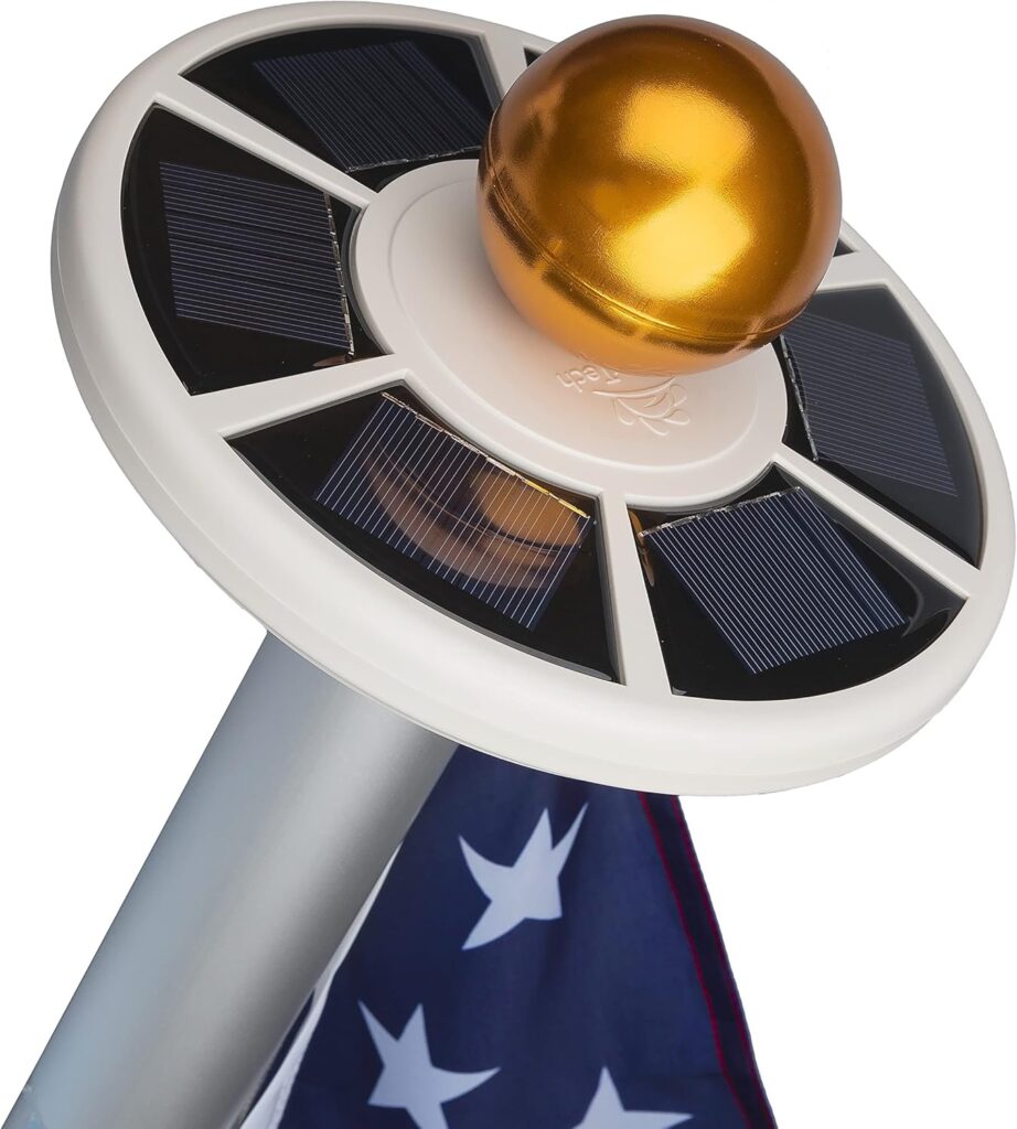 Sunnytech 2nd Generation Solar Flag Pole Light