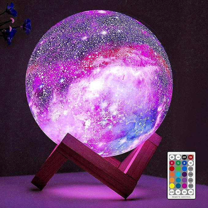 BRIGHTWORLD Moon Lamp Galaxy Lamp