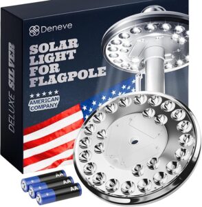 Deluxe Flag Pole Light Solar Powered