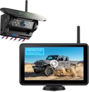 eRapta Magnetic Solar Wireless Backup Camera