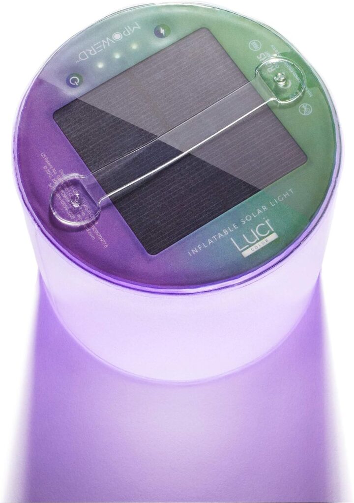 Solar Inflatable Lantern with 8 Vivid Color