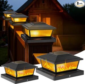 Post Cap Solar Garden Light