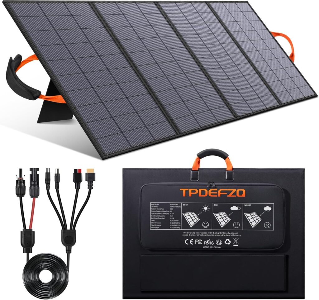 TPDEFZQ 400W Portable Solar Panel