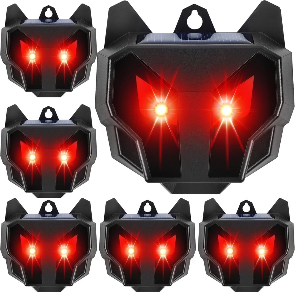 Lulu Home 6 Packs Solar Animal Repeller