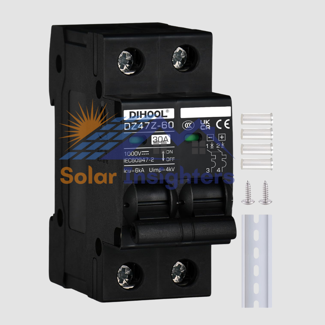 DIHOOL Solar 30 Amp Circuit Breaker