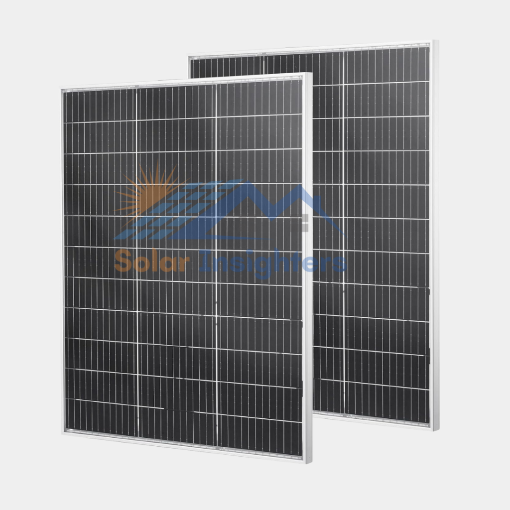 VEVOR 2PCS 100W Bifacial Solar Panels,