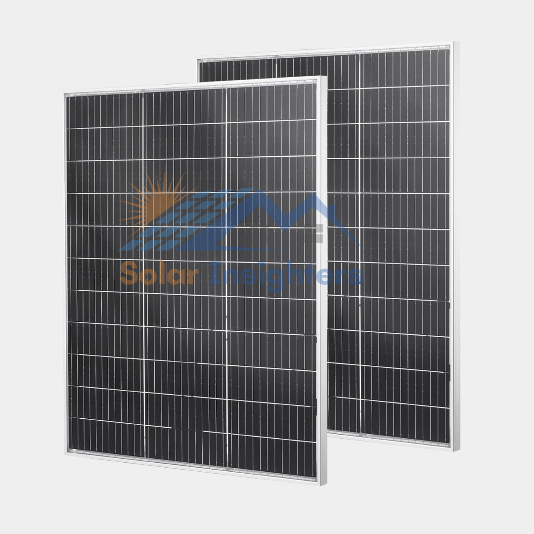 VEVOR 2PCS 100W Bifacial Solar Panels,