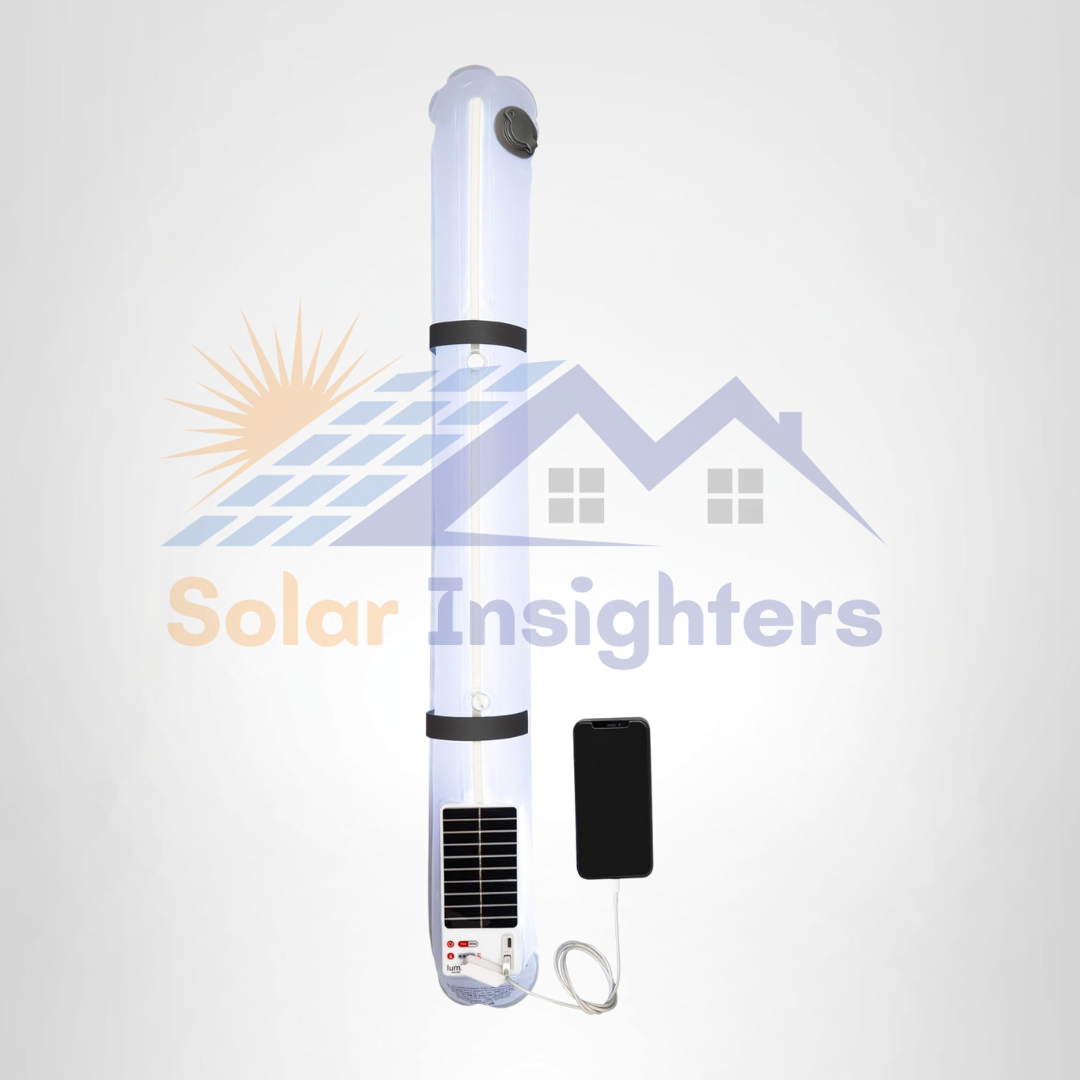 LuminAID Solar Beam with Phone Charger