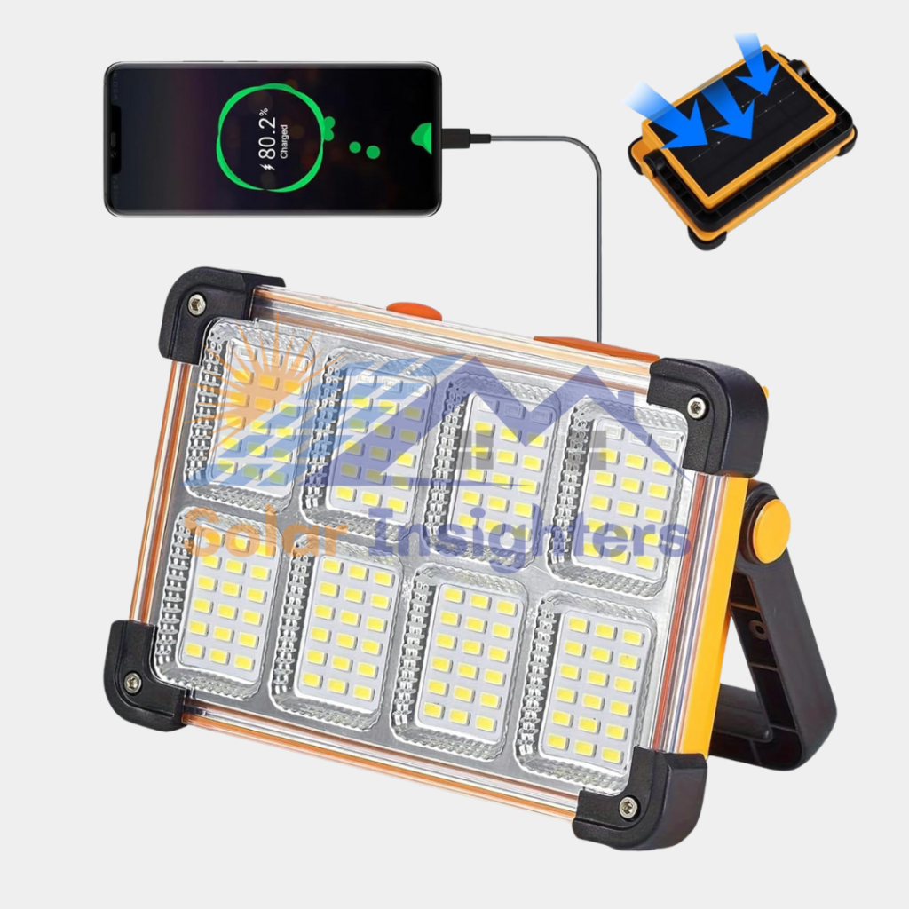 120W Solar Rechargeable Work Light