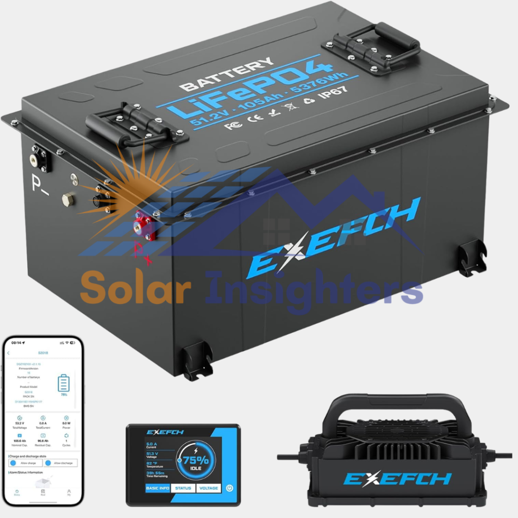 48V Lithium Battery Golf Cart Built-in Smart BMS