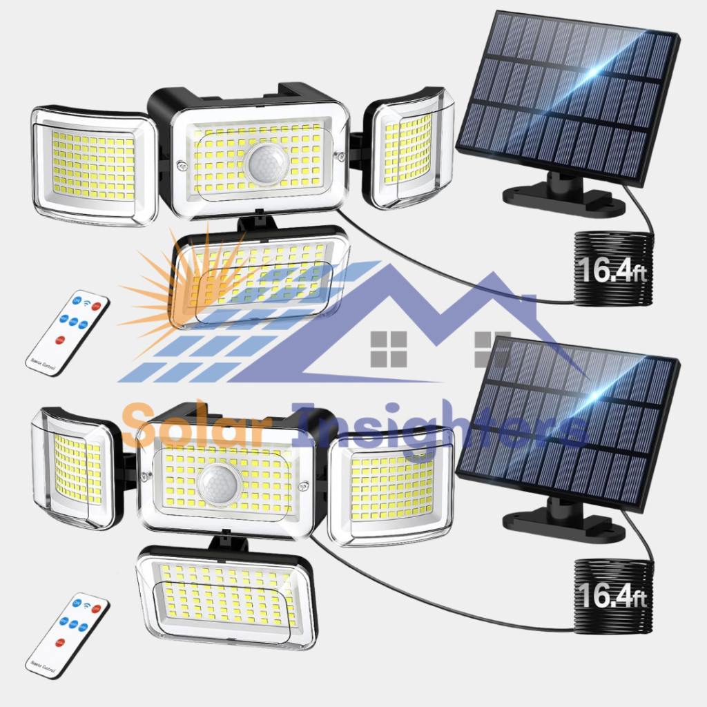 CLAONER Solar Outdoor Lights Motion Sensor