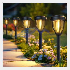 DERAYSION 12 Pack Solar Pathway Lights