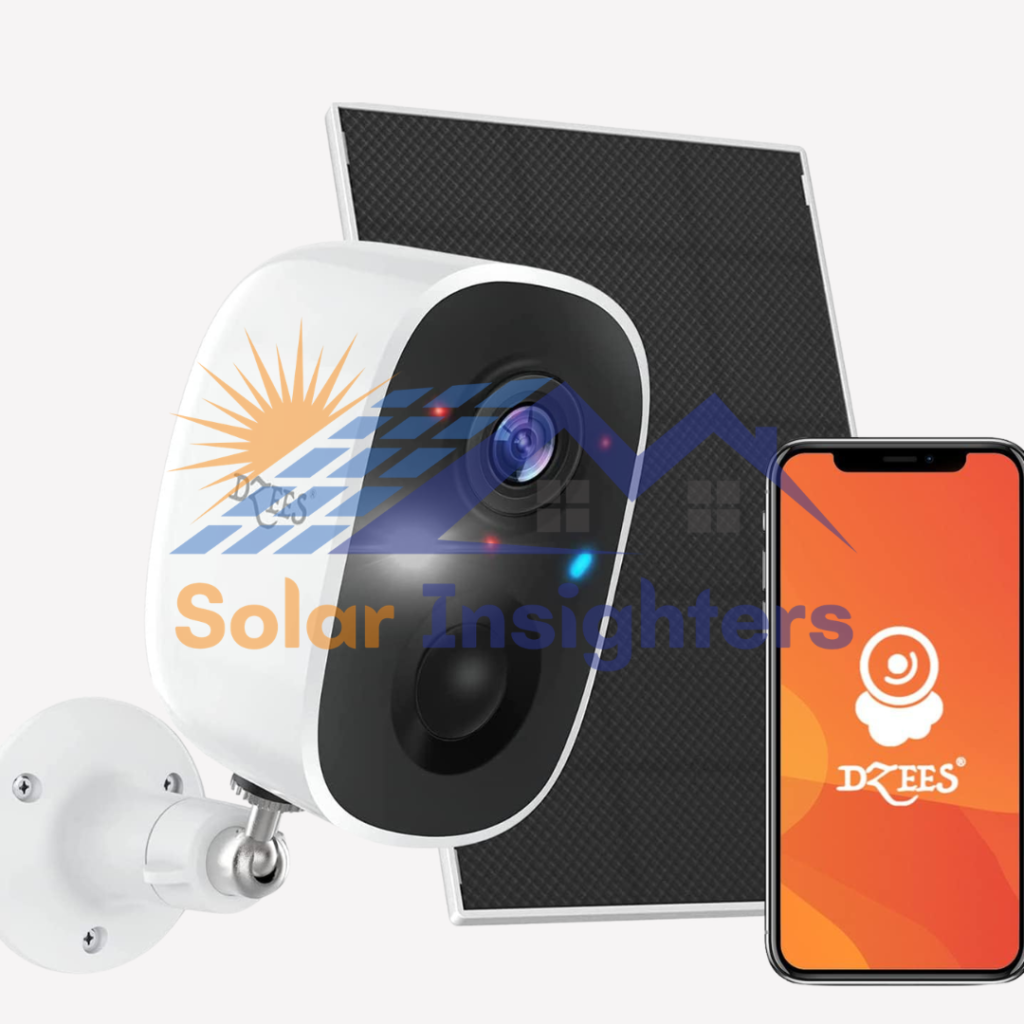 Dzees WiFi Solar Powered Security Cameras