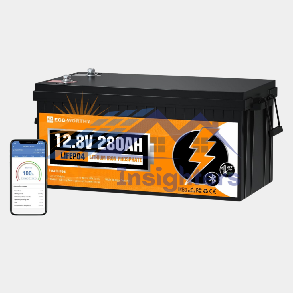 ECO-WORTHY 3584Wh 12V LiFePO4 RV Battery
