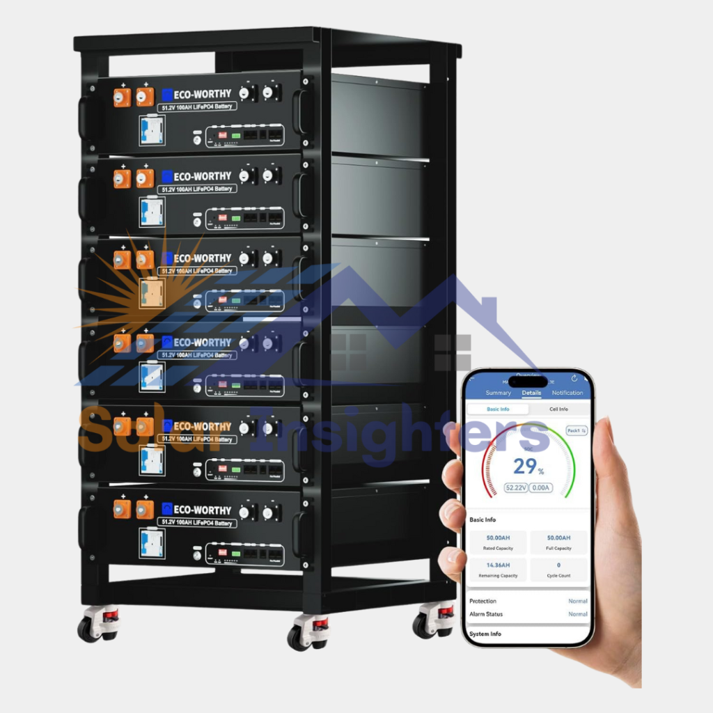 ECO-Worthy 48V 600Ah Server Rack Battery