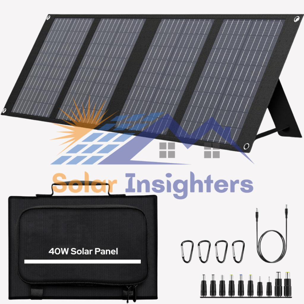 EnginStar 40 Watt Foldable Solar Panel