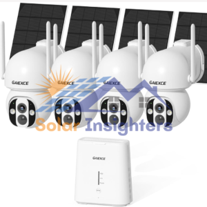 GAIEXCE Solar Home Security Camera System