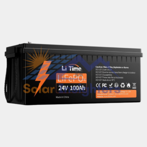 Litime 24V 100Ah LiFePO4 Lithium Battery
